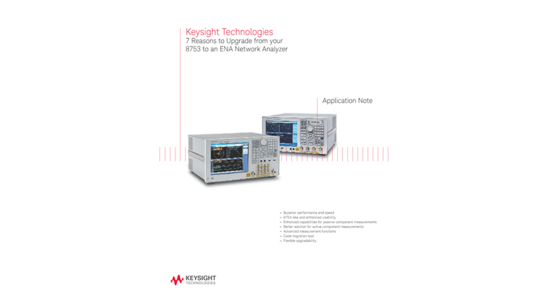7 Reasons to Upgrade to ENA Network Analyzers from the 8753